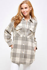 ELLISON FLANNEL BUTTON DOWN JACKET