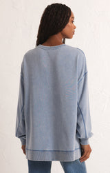 Z SUPPLY Knit Denim Modern Weekender