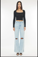 KanCan 90'S WIDE LEG FLARE JEANS - KC7929L