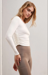 Z SUPPLY Activewear Cinch LS Top