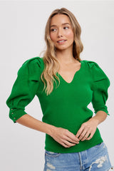 Bluivy Puff Short Sleeve Pullover