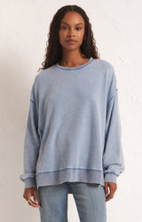 Z SUPPLY Knit Denim Modern Weekender