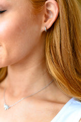 About Time Hammered Sterling Silver Earrings
