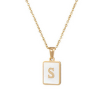 18K Gold Plated Initial Necklace (RTS)