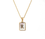 18K Gold Plated Initial Necklace (RTS)