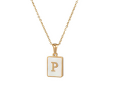 18K Gold Plated Initial Necklace (RTS)