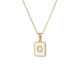 18K Gold Plated Initial Necklace (RTS)