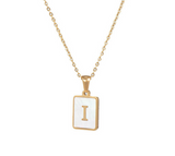 18K Gold Plated Initial Necklace (RTS)