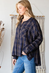 Super Soft Plaid Button Down Shirt