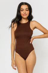 Olivaceous HN Bodysuit In Brown