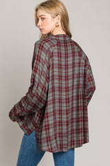 Super Soft Plaid Button Down Shirt