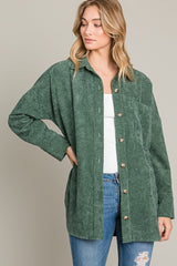 Oversized Cordroy Button Down Shirt