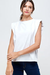 Melon Padded Sleeveless Top