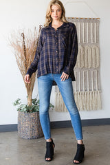 Super Soft Plaid Button Down Shirt