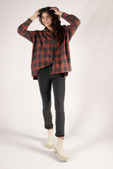 Before You Plaid Woven Overshirt