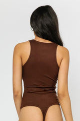 Olivaceous HN Bodysuit In Brown