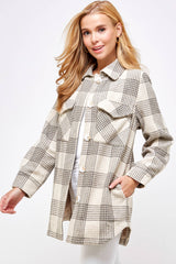 ELLISON FLANNEL BUTTON DOWN JACKET