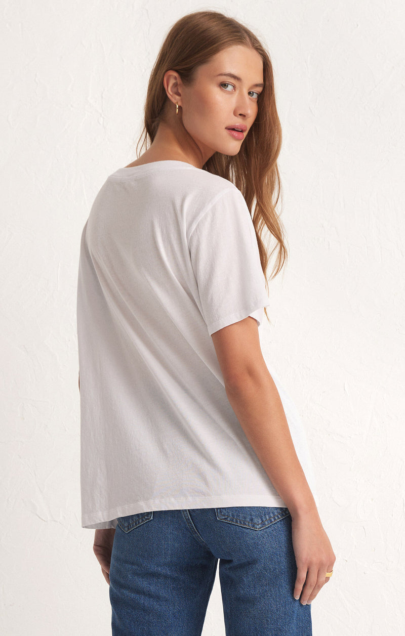 Z SUPPLY Girlfriend V-Neck Tee