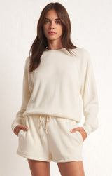 Z SUPPLY Saldana Reverse Fleece Top