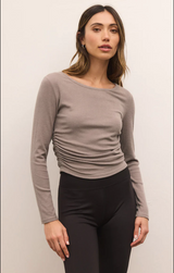 Z SUPPLY Activewear Cinch LS Top