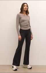 Z SUPPLY Activewear Cinch LS Top