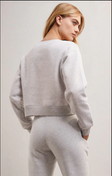 Z SUPPLY Skimmer V Neck Sweatshirt