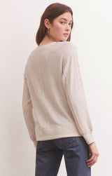 Z SUPPLY WILDER CLOUD V-NECK LS TOP