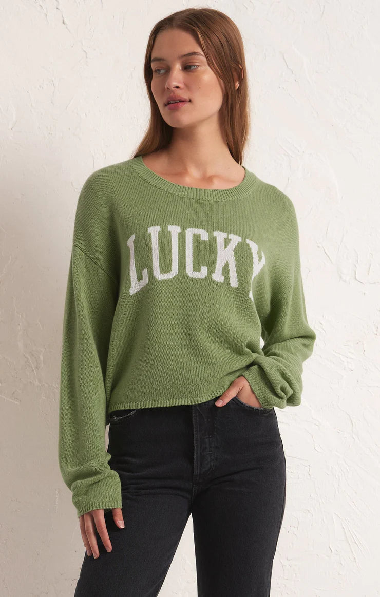 Z SUPPLY COOPER LUCKY SWEATER