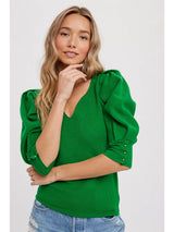 Bluivy Puff Short Sleeve Pullover