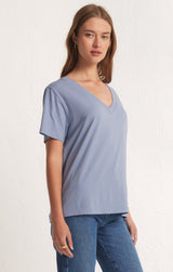 Z SUPPLY Girlfriend V-Neck Tee