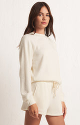 Z SUPPLY Saldana Reverse Fleece Top