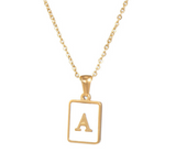 18K Gold Plated Initial Necklace (RTS)