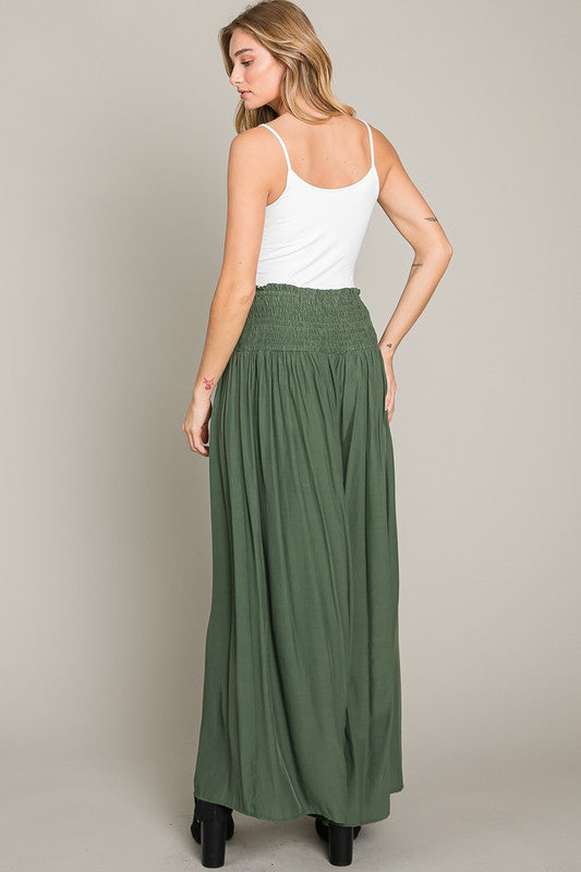 HEYSON Stretchy Waist High Palazzo Pants